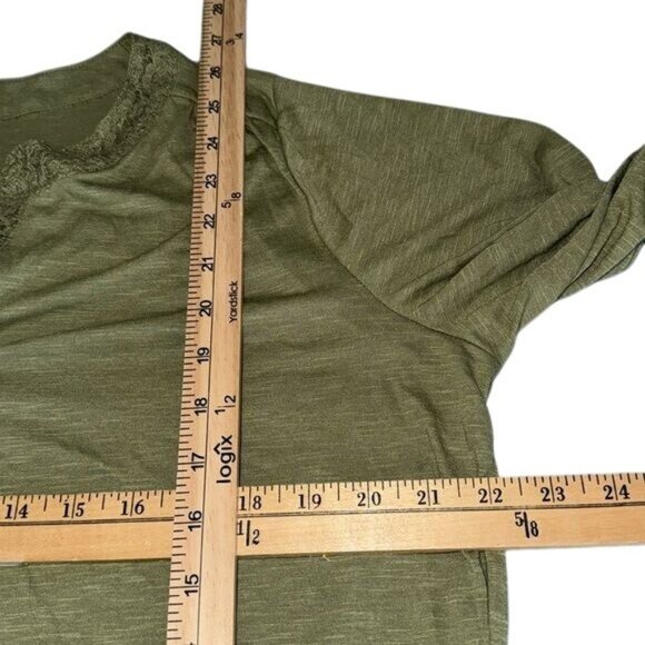 Faded Glory Olive Twist Top XL (16-18) - Picture 6 of 9